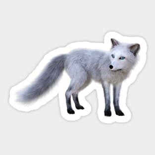 Arctic Fox Sticker